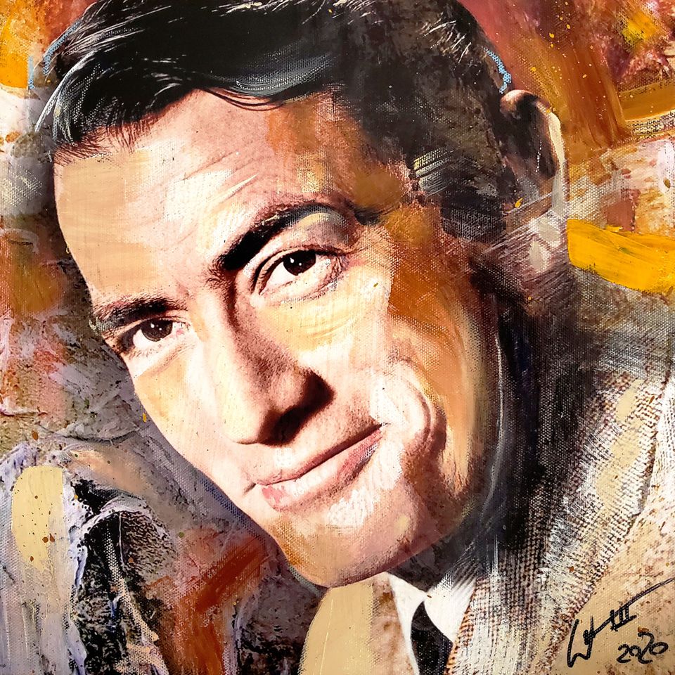'Gregory Peck' painting by artist, William III