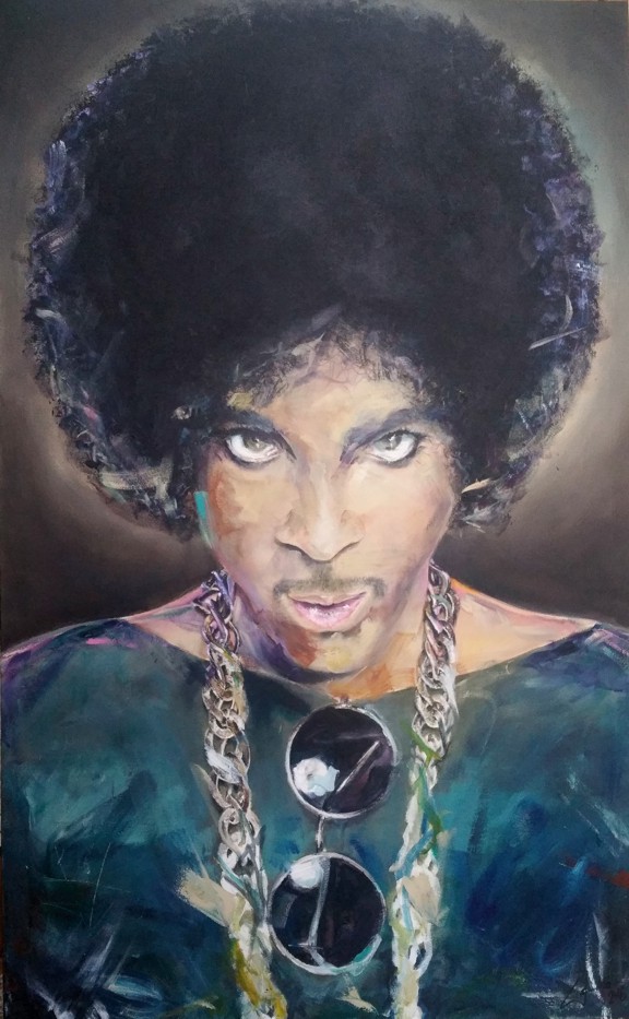 'Dearly Beloved' Prince painting by artist, William III