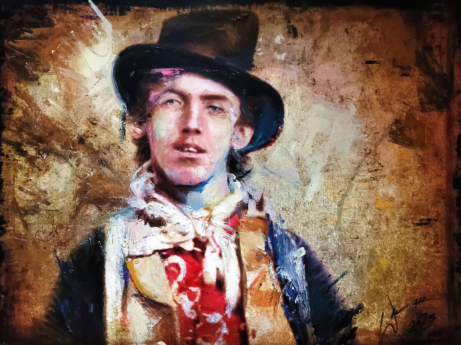 Billy the Kid painting by artist, William III