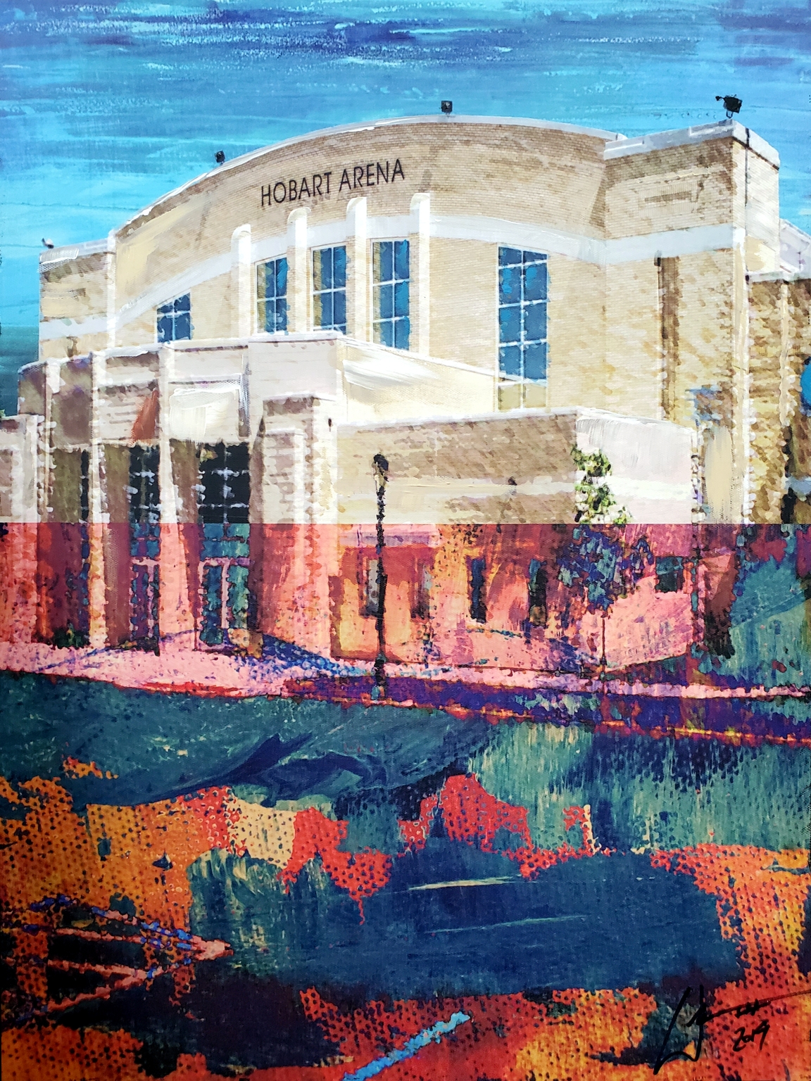 Hobart Arena of Troy, Ohio by artist, William III