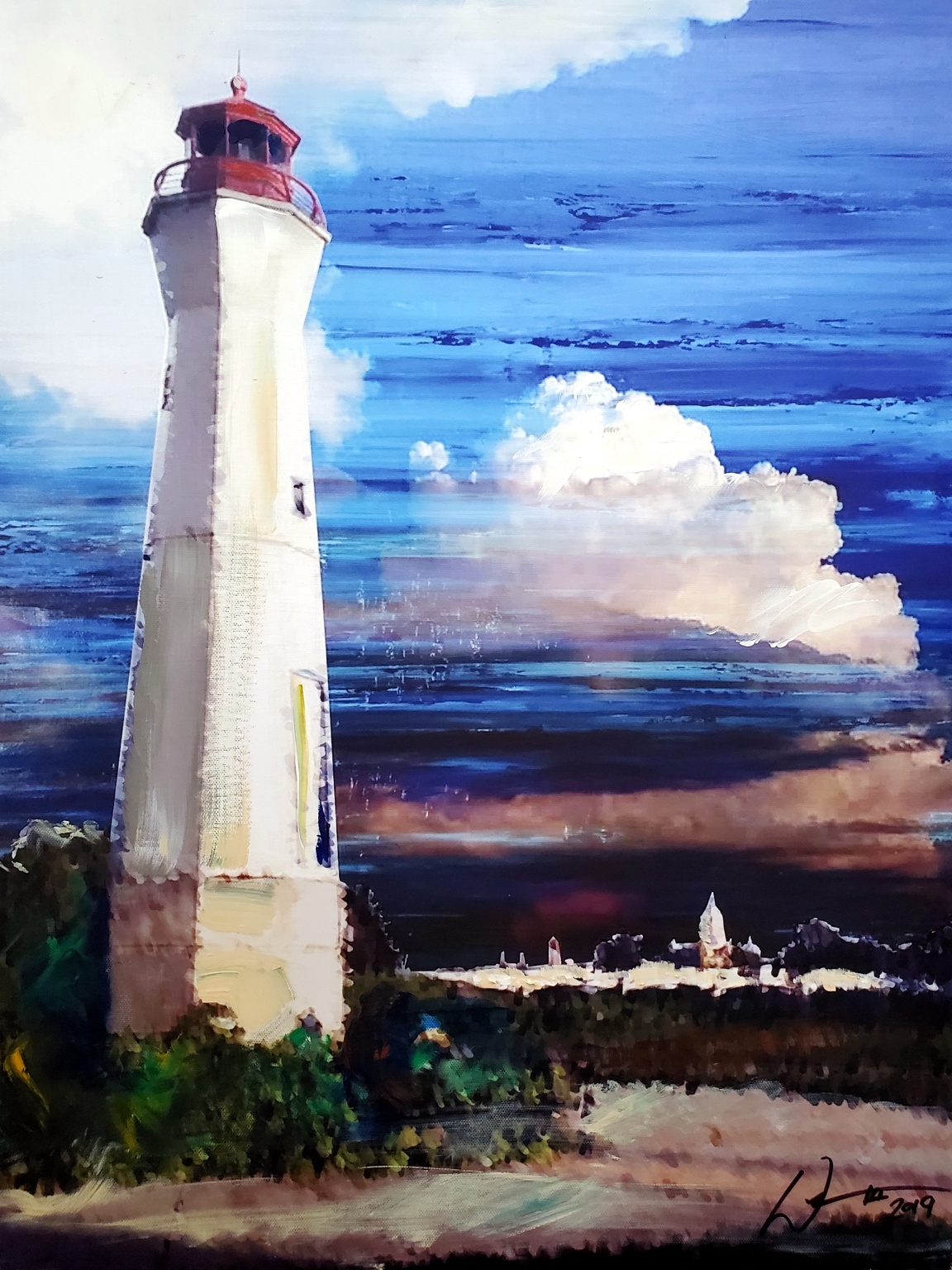 Lighthouse of Troy, Ohio by artist, William III